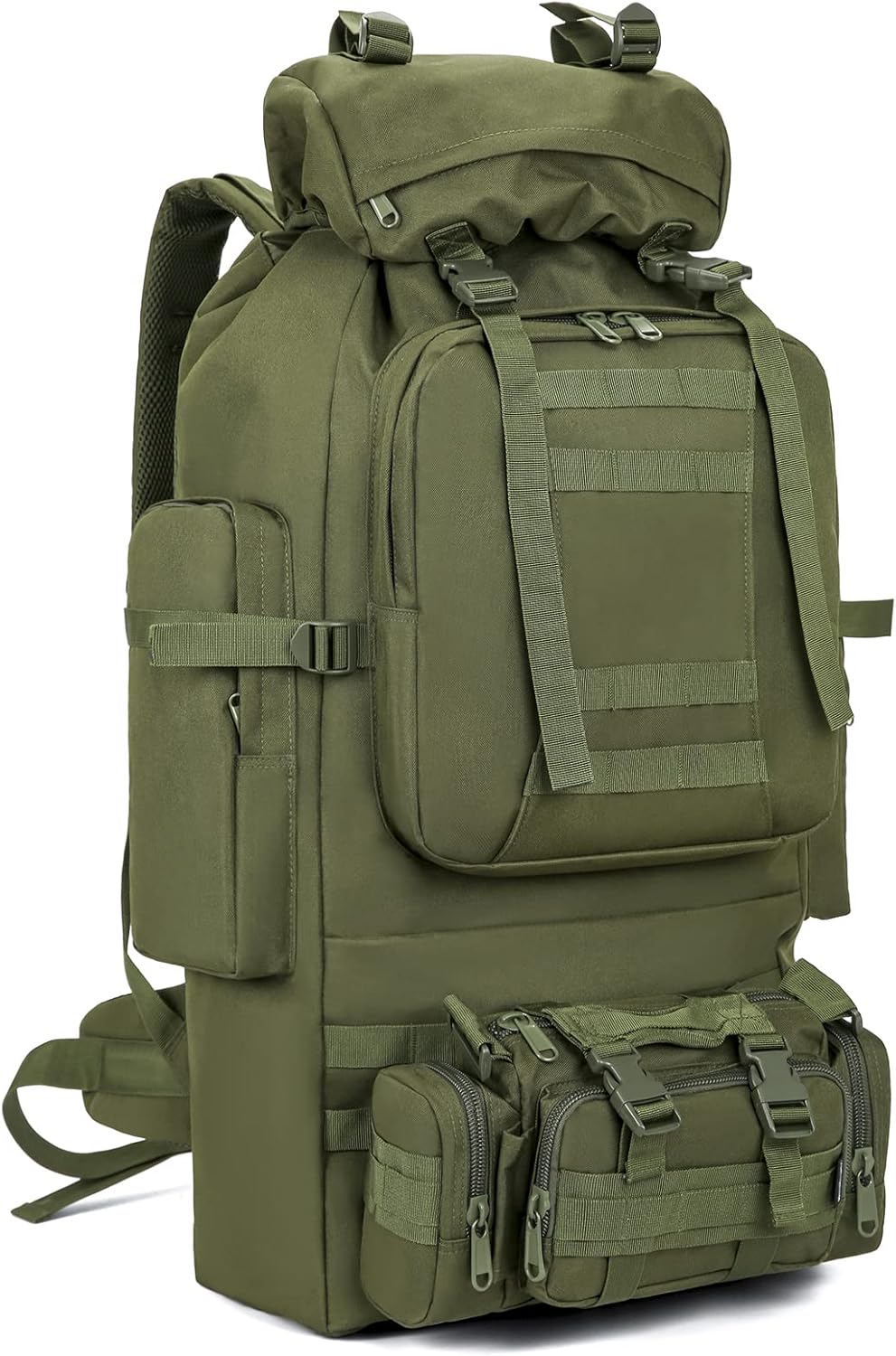 HongXingHai 100L Camping Hiking Backpack,Molle military Tactical rucksack backpack,Waterproof Lightweight Hiking Backpack